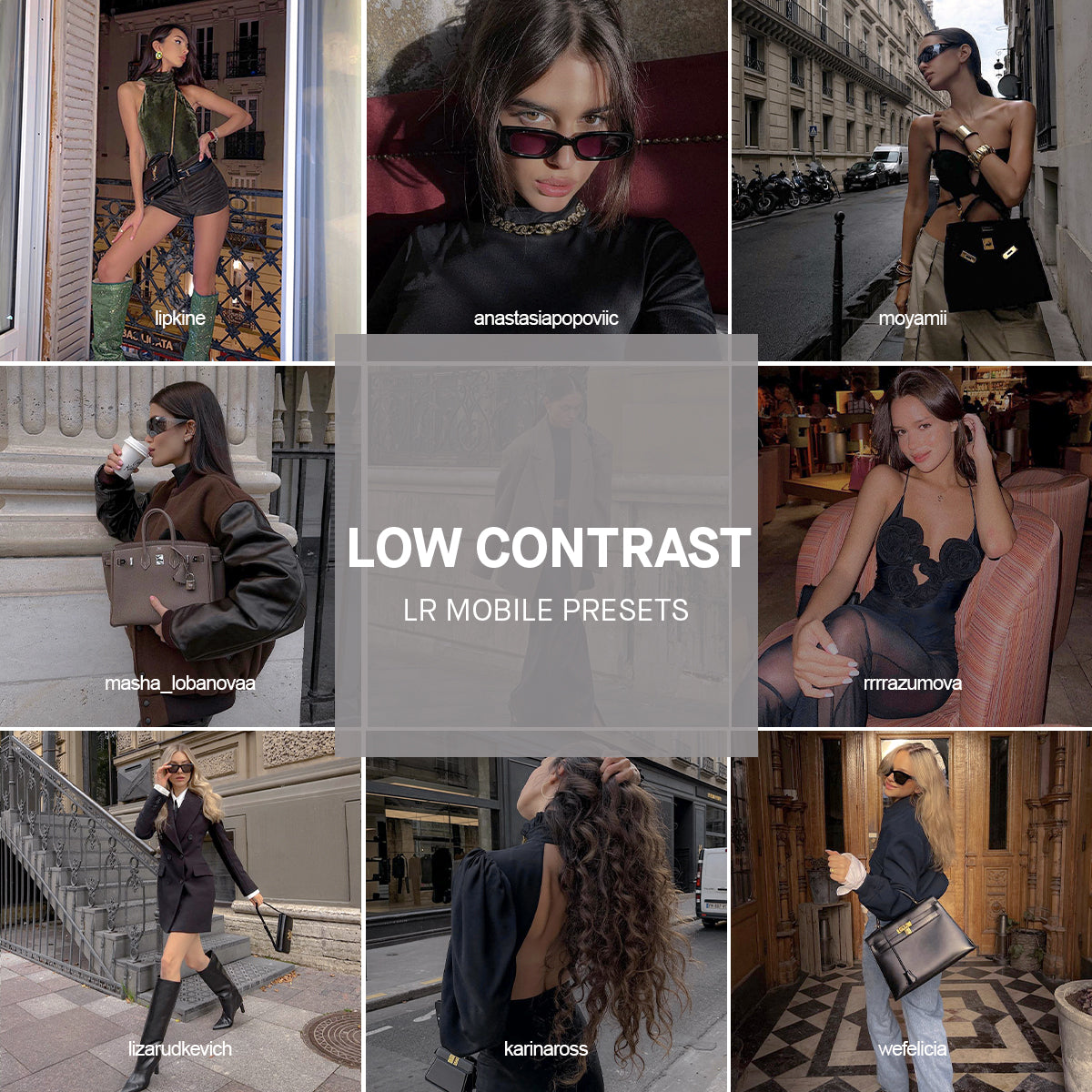 Low Contrast Lightroom Presets