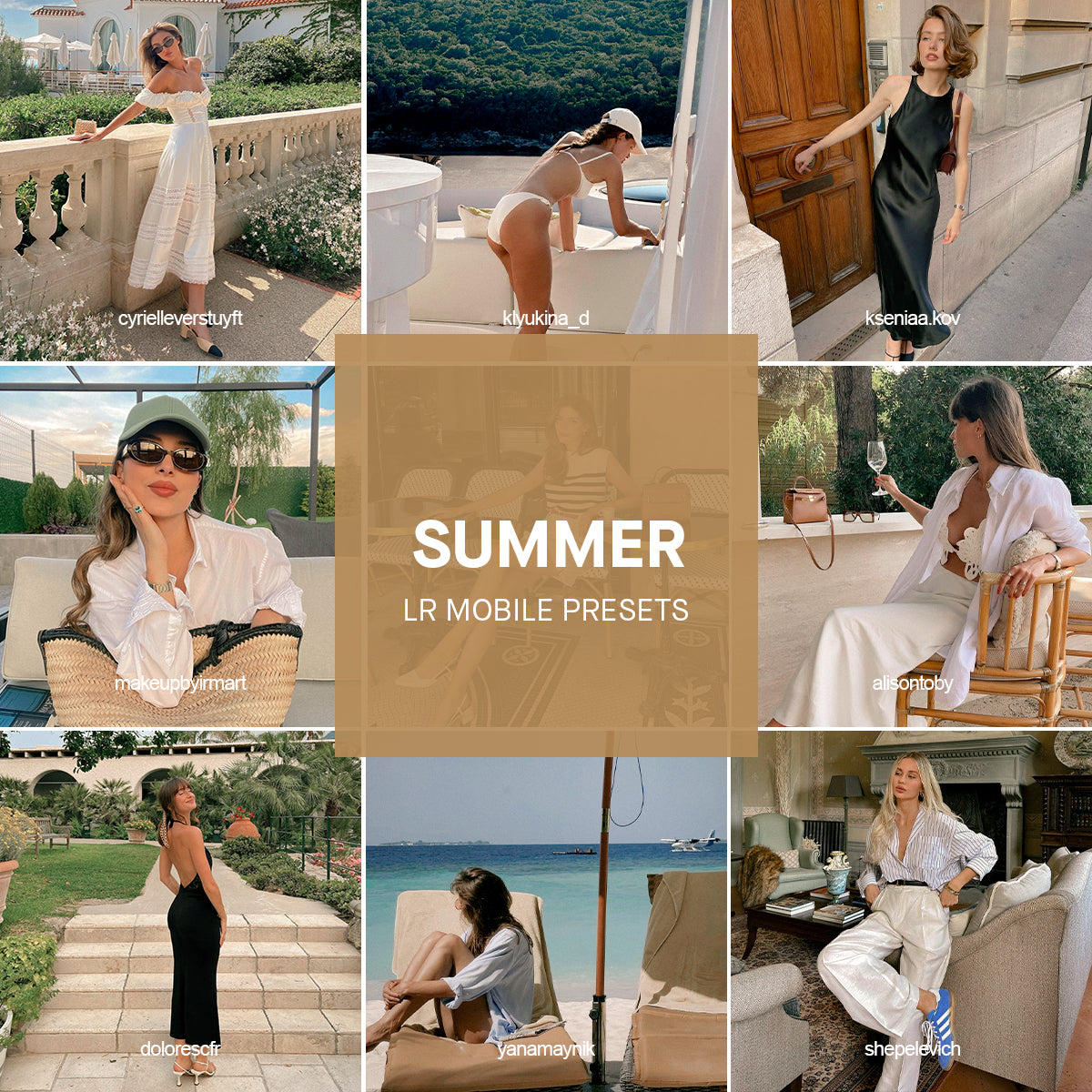 Summer Lightroom Presets