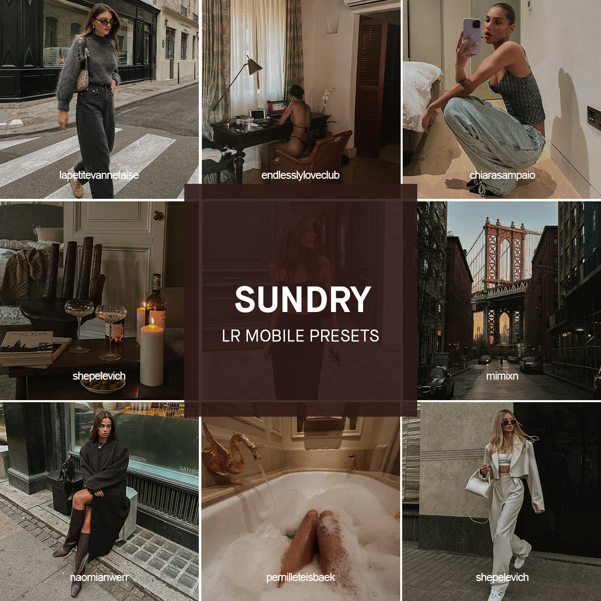 Sundry Lightroom Presets