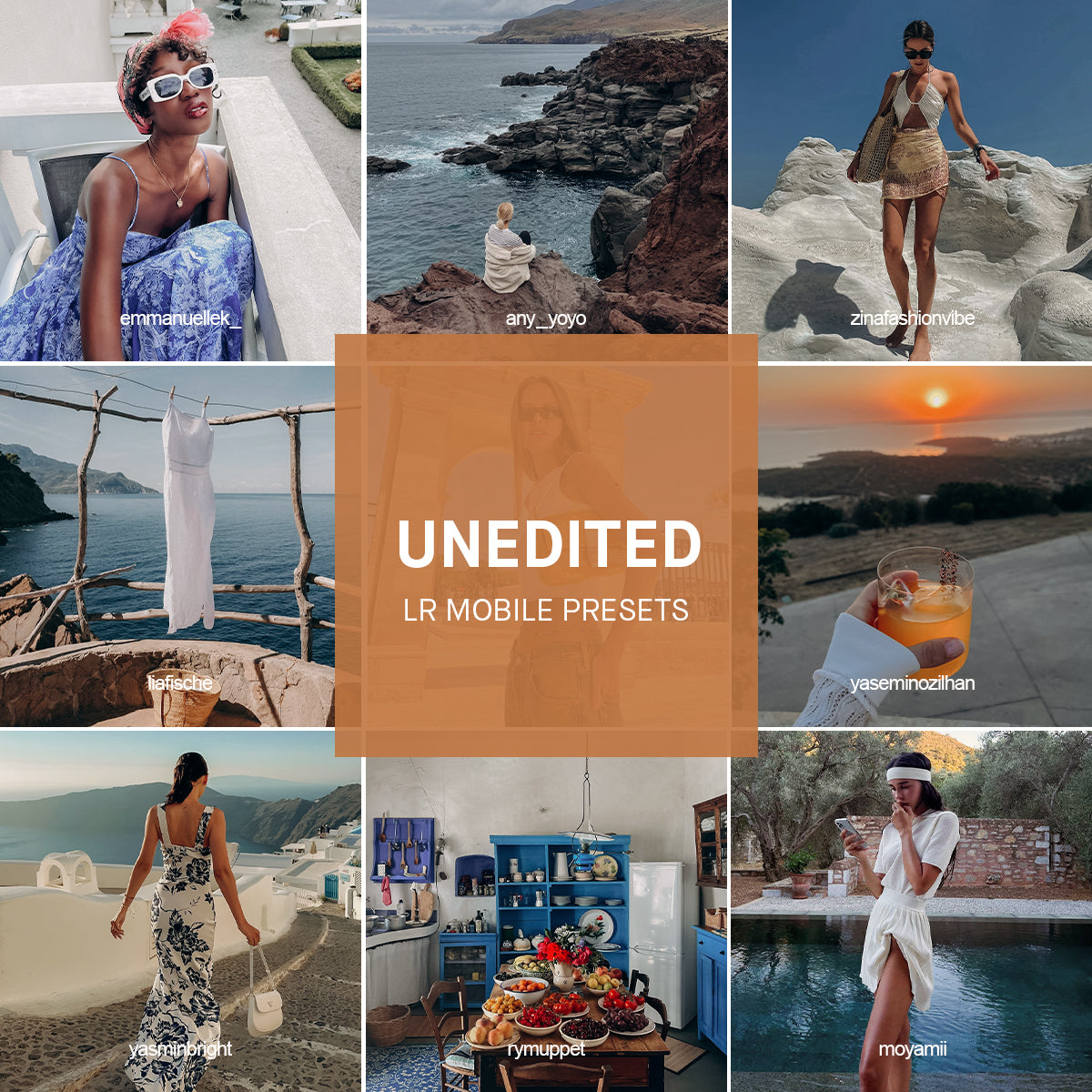 Unedited Lightroom Presets