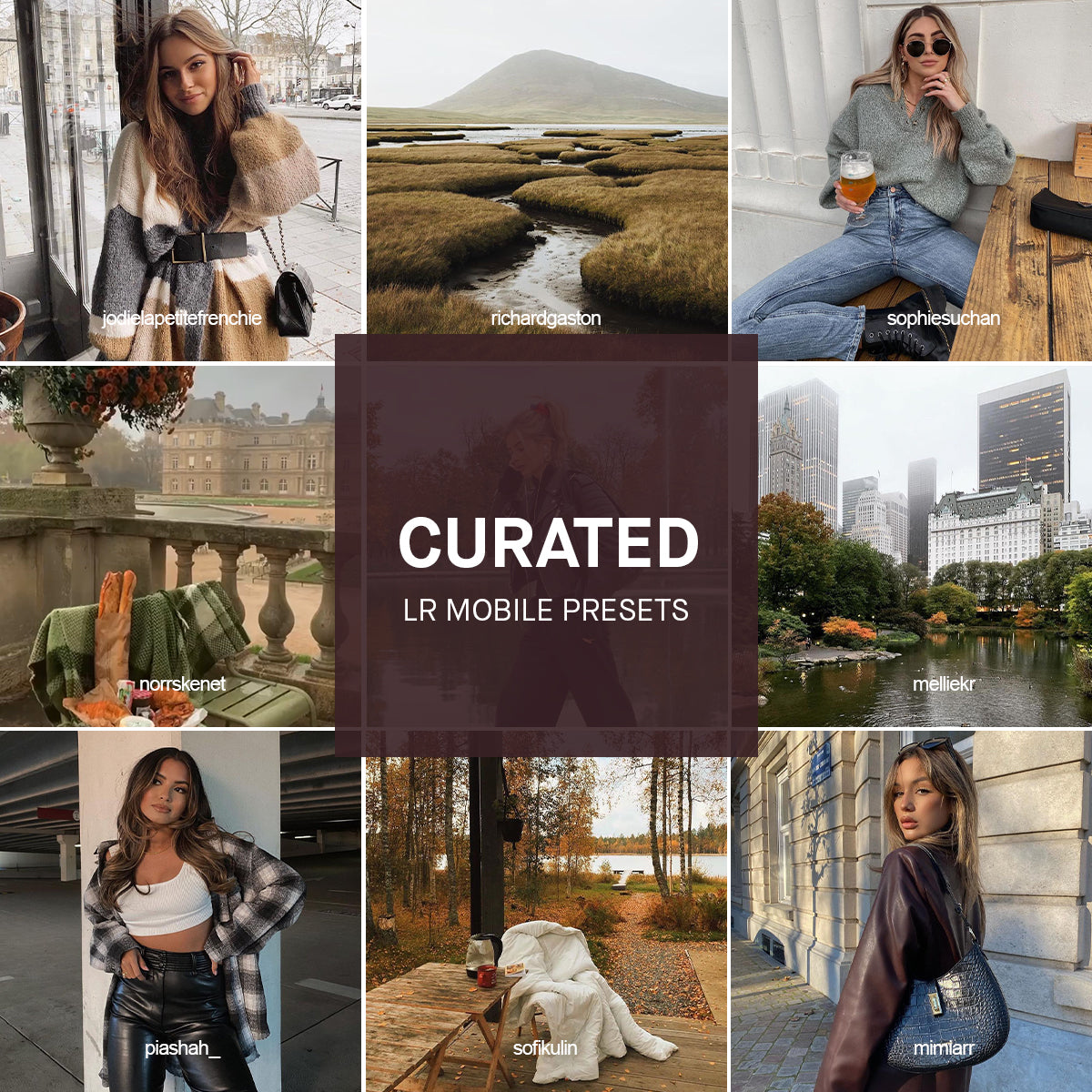 Curated Lightroom Presets